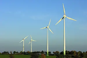 Alternative Energy Europe Prints: Schmidt wind farm, Eifel mountain range