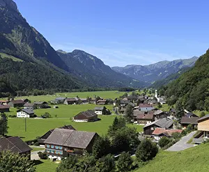 Deserted Austrian Town Prints: Schnepfau, Bregenz Forest, Bregenzerwald