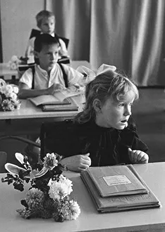East German School Children Print, 1983
