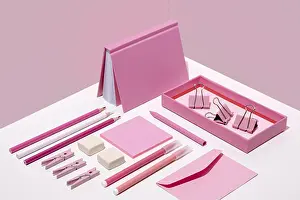 Office Work Station Design Prints: Back school concept with copy space
