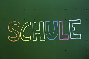 Central European Education System Prints: 'Schule', German for school