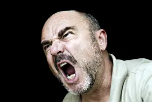 Relationship Conflict Prints: Screaming man