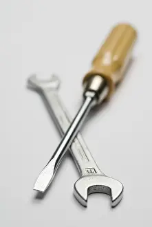 Empty Workshop Space Prints: Screwdriver and wrench