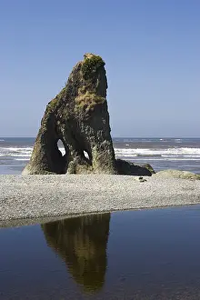 US American Coastal Landmark Prints: Sea stack, West Coast, Pacific