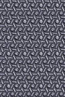 Deserted Decorative Item Prints: Seamless tileable metal decorative background pattern