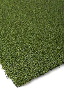 Artificial Turf Grass Prints: Section of artificial turf grass on white background