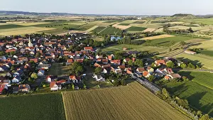 Bavaria Aerial View Prints: Seinsheim