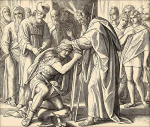 Biblical Figure Depictions Prints: The Selection of Joshua, Old Testament