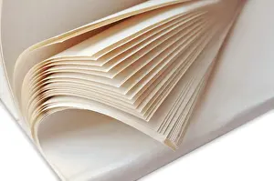 Reminder Notes Prints: Semi-open General notebook, open notebook with white sheets