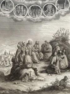 Religious Texts Scripture Prints: Sermon on the Mount, Anger should be restrained