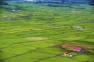 Portugal Landscape Photography Prints: Serra do Cume Viewpoint overlooking the patchwork