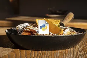 European Breakfast Food Prints: Serving of Austrian Kaiserschmarrn