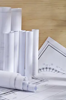 Technical Blueprint Prints: Set of blueprits