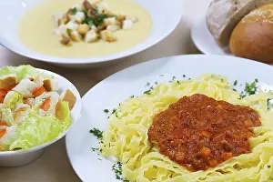 Cafe Dining Experience Prints: Set dinner of three courses, salad