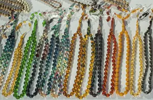 Praying Beads Set Prints: Set of praying beads of various colors