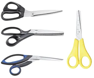 Tailor's Tools Prints: Set of various closed scissors