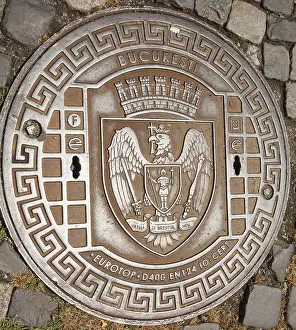 Romania Prints: Sewer Batch Print in Old District, Bucharest