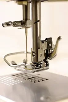 Detailed Macro Photography Prints: Sewing-machine
