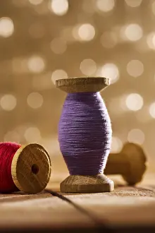 Vintage Sewing Shop Prints: Sewing threads