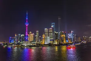 Blurred City Motion Prints: Shanghai