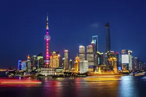 Empty City Streets Prints: Shanghai