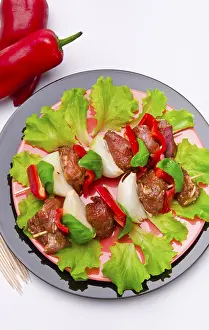 Gastronomy Cuisine Prints: Shashlik