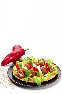 Barbecued Pork Recipes Prints: Shashlik