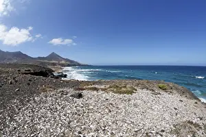 Atlantic Ocean Shoreline Prints: Shell midden, Playa de Cofete