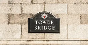 London Landmark Photography Prints: Shield Tower Bridge, Tower Bridge
