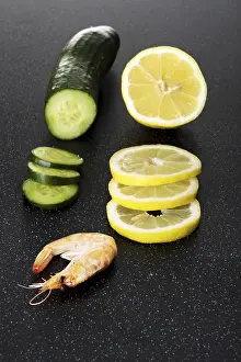 Deserted Tavern Prints: Shrimp on table