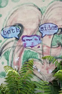 Daytime Street Art Prints: Both sides, graffiti on a wall