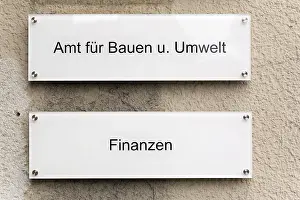 Capital Market Signs Prints: Signs on a wall