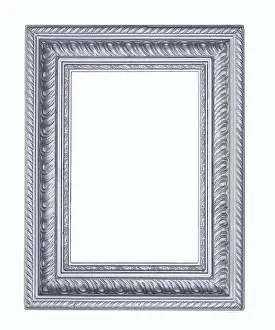 Studio Cutout Image Prints: Silver Picture frame