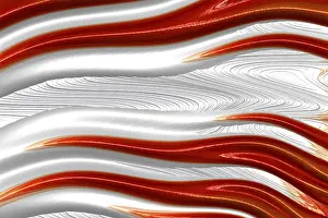 Computer Generated Image Prints: Simple wavy background - computer-generated image