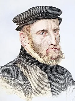 Black And White London Image Prints: Sir Thomas Gresham, 1518/19-1579