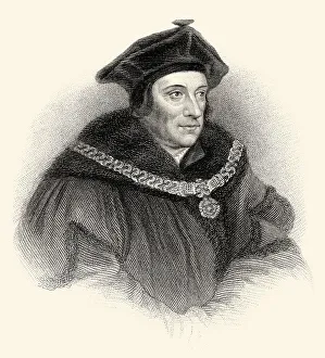 Sir Thomas More Portrait Prints: Sir Thomas More, Thomas More or More