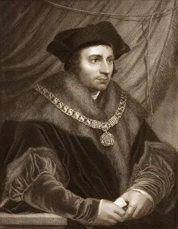 Sir Thomas More Portrait Prints: Sir Thomas More, Thomas Morus or More