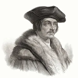 Thomas More Portrait Prints: Sir Thomas More or Thomas Morus