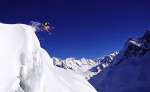 Sport Prints: Skiing in Norway Print