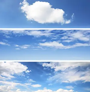 Cumulonimbus Cloud Prints: Sky backgrounds set