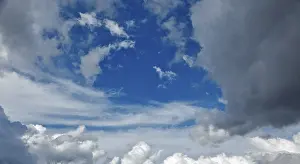 Tropical Landscape Prints: Sky with clouds