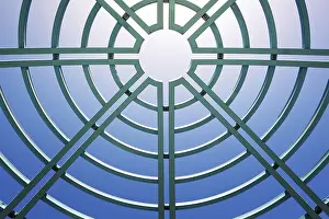 Futuristic Architectural Style Prints: Skylight of the ceiling