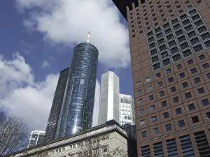 European High Rise Building Prints: Skyscraper, main tower, antenna