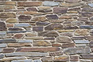 Port Isaac Prints: Slate Slab House Wall Print, Port Isaac, Cornwall