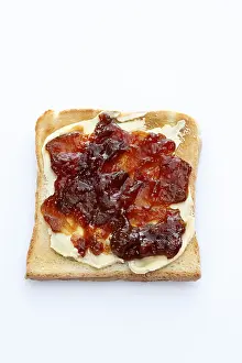 Studio Shot Bread Prints: Slice of toast, toasted slice of bread