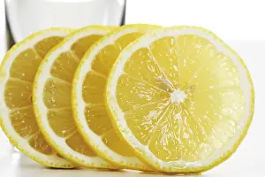 Lemon Slice Prints: Sliced lemon