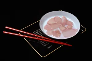 Traditional Chinese Medicine Prints: Sliced pickled ginger, ginger