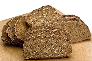 Rye Bread Prints: Slices of different sorts of rye bread