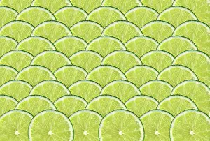 Framed Print : Many Slices of Lime Print Background Framed Print : Many Slices of Lime Print Background