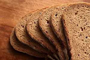 Sliced Bread Prints: Slices of rye bread